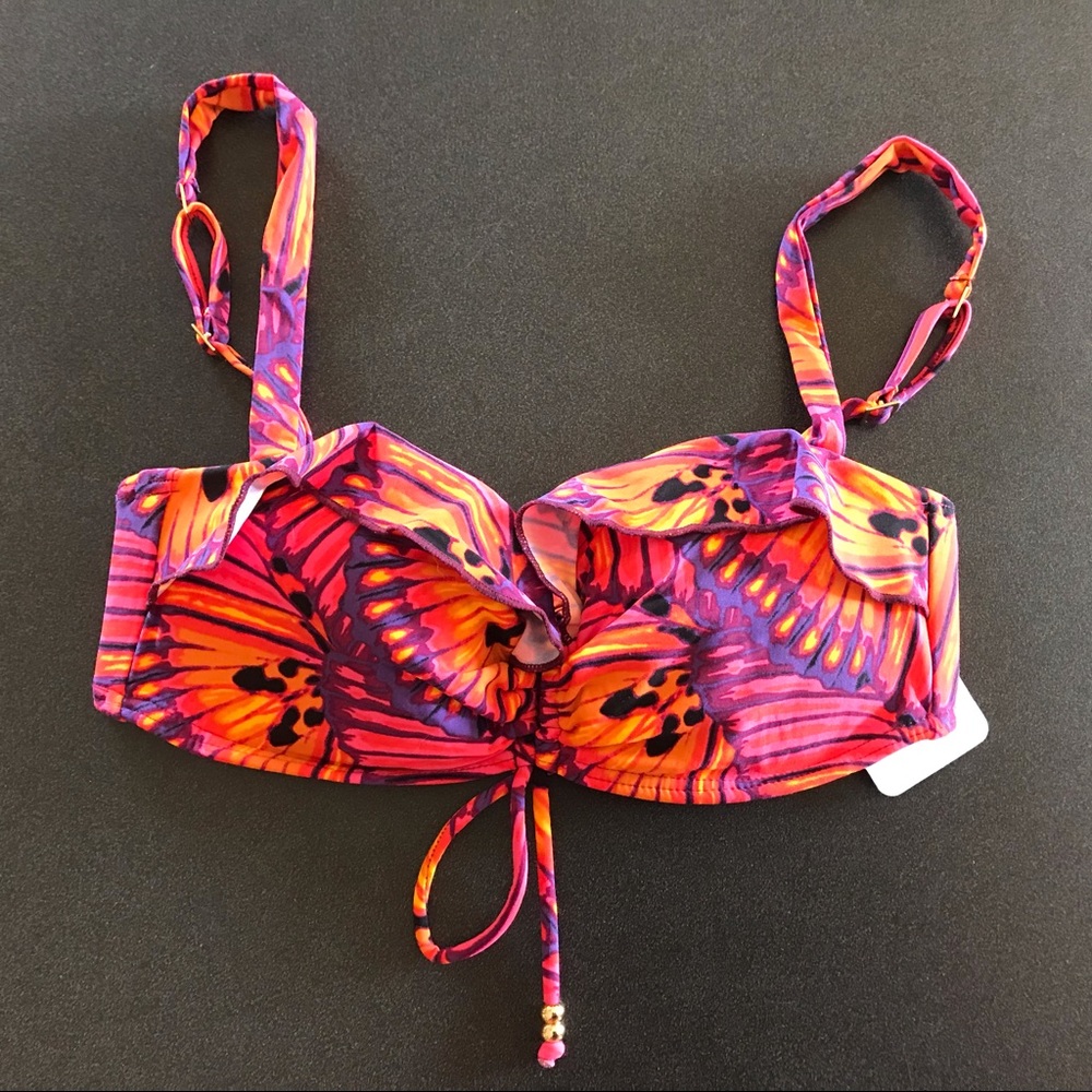 Jantzen Butterfly Bikini Top Size 6